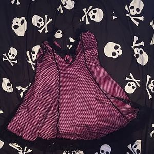 Widow Magenta Faithfully Doomed Dress